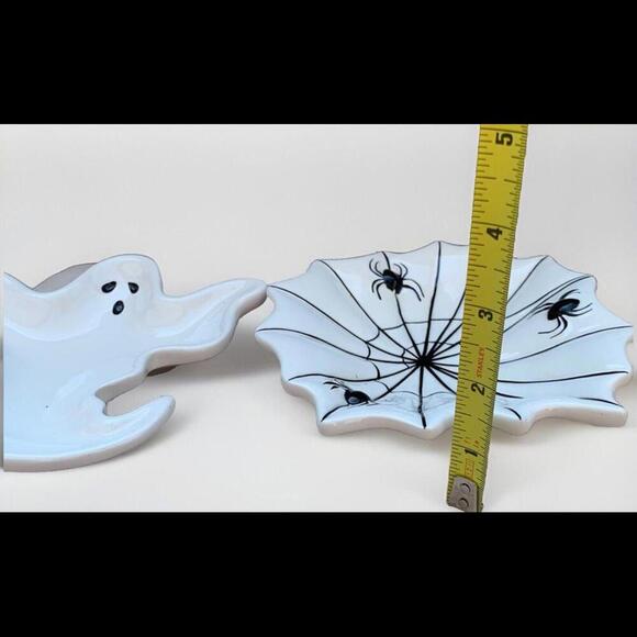 Target Home Halloween Ghost Spider Shaped Serving Dishes Bowl Dining Party Decor - Picture 6 of 7